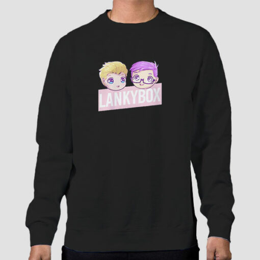 Lankybox Merch Cute Face Cartoon Sweatshirt Cheap