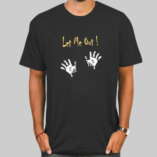 Let Me Out Halloween Maternity Shirt Cheap