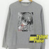 Lewd Anime tea sweatshirt