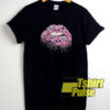 Lip Pink Skull Tattoo t-shirt for men and women tshirt