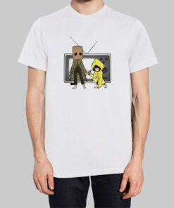 Little Nightmares Merch Gamer Mono Six Television Sweatshirt Cheap 3