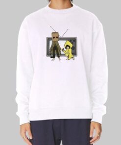 Little Nightmares Merch Gamer Mono Six Television Sweatshirt Cheap 4
