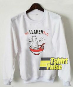 Llama Llamen Ramen sweatshirt 1