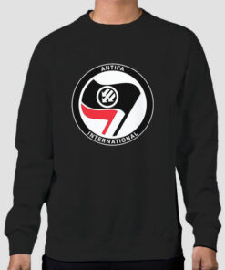 Logo Flag International Antifa Sweatshirt Cheap Logo Flag International Antifa Sweatshirt Cheap