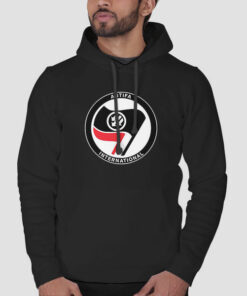 Logo Flag International Antifa Sweatshirt Cheap