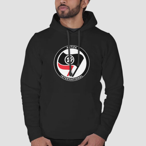 Logo Flag International Antifa Sweatshirt Cheap