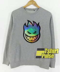 Logo Spitfire tie die sweatshirt