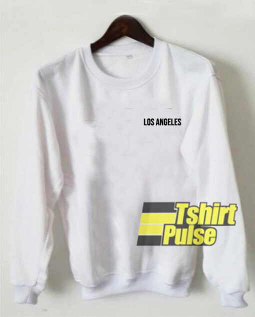 Los Angeles Font sweatshirt