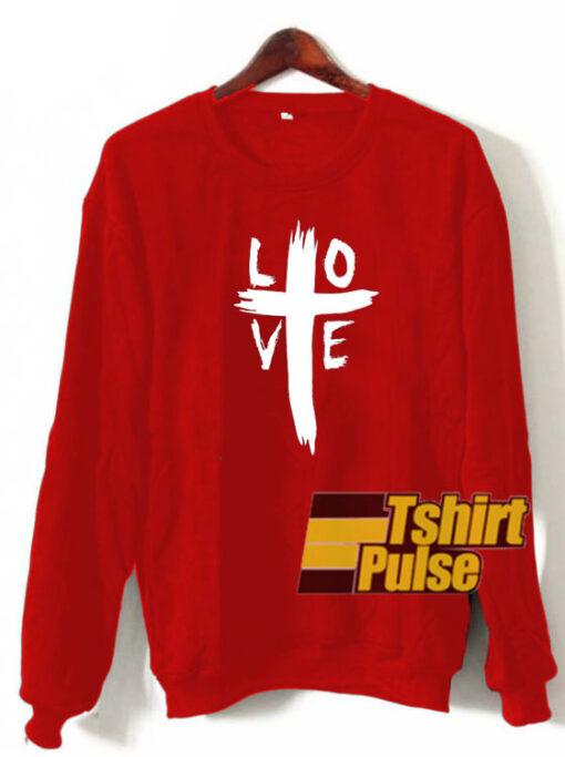 Love Cross sweatshirt