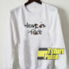 Love Is Free Art sweatshirt