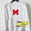 M Font sweatshirt
