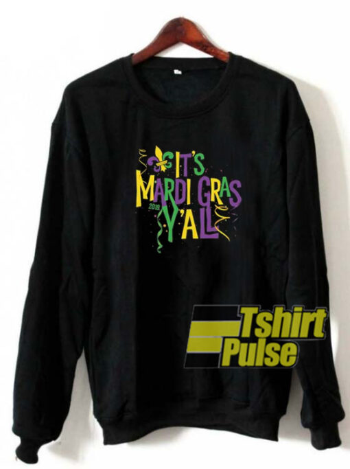 Mardi Gras Y’all sweatshirt