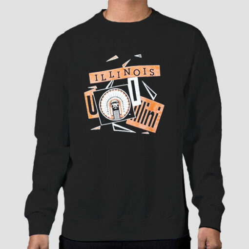 Meme Illini Vintage Illinois Sweatshirt Cheap