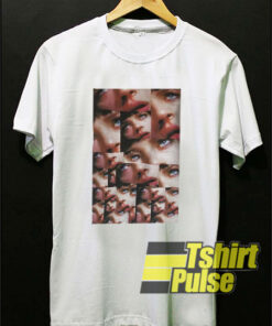 Mia Wallace From Pulp Fiction Collage t-shirt for men and women tshirt