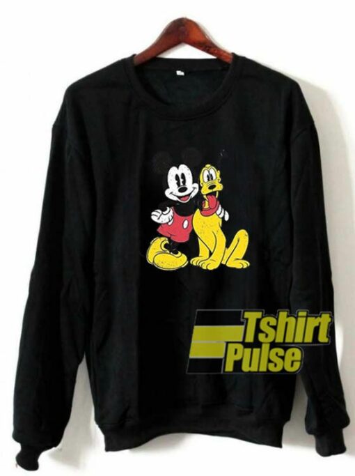 Mickey Mouse & Pluto Dog sweatshirt