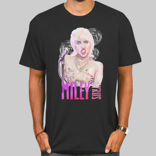 Midnight Sky Disco Miley Cyrus Shirt Cheap