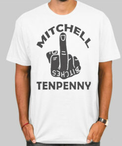 Mitchell Tenpenny Bitches Middle Finger Shirt Cheap 1