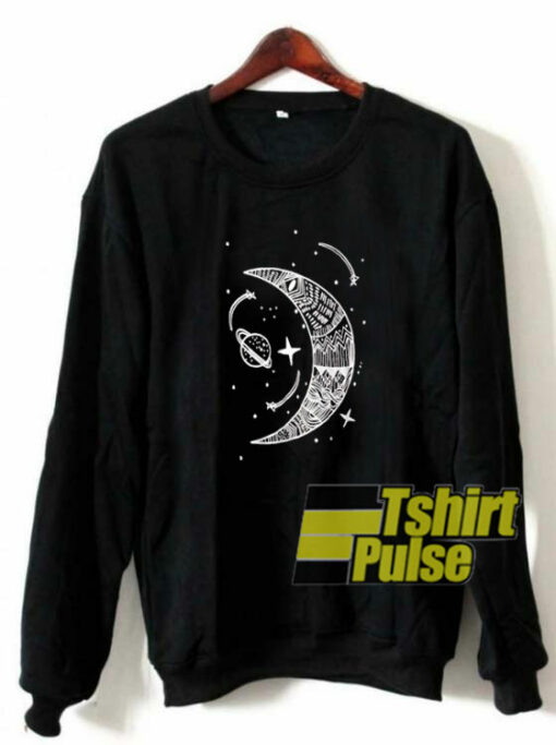 Moon Planet Graphic sweatshirt