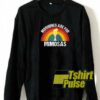 Mornings Are For Mimosas Rainbow sweatshirt