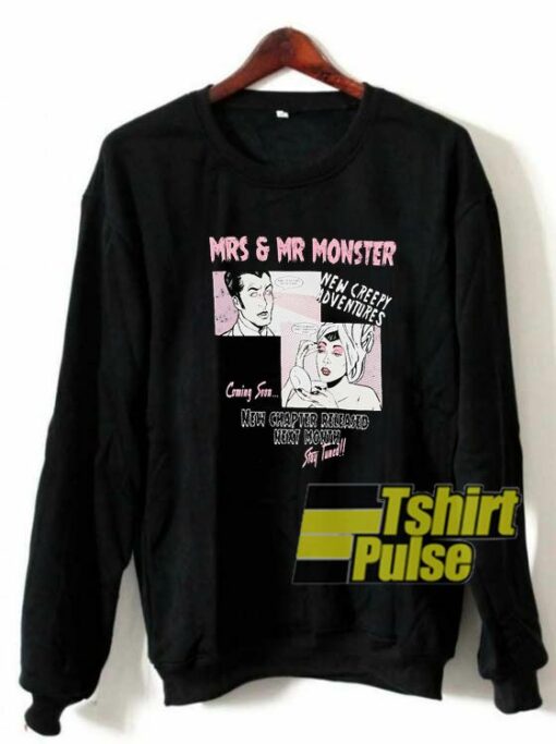 Mrs & Mr Monster sweatshirt