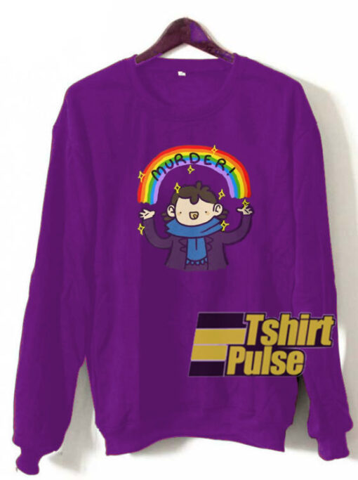 Murder Rainbow sweatshirt