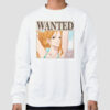 Nami Wanted Poster One Piece Sweatshirt Cheap