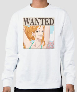 Nami Wanted Poster One Piece Sweatshirt Cheap Nami Wanted Poster One Piece Sweatshirt Cheap