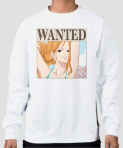 Nami Wanted Poster One Piece Sweatshirt Cheap 4