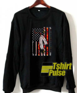 Nathan Phillips Native American Flag sweatshirt