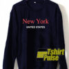 New York United States sweatshirt