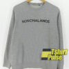Nonchalance Grey sweatshirt