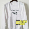 Not Your Angel Print sweatshirt