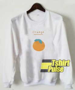 Orange Graphic sweatshirt