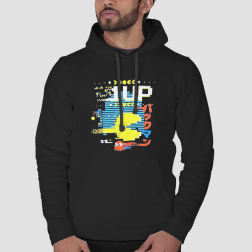 Pacman Parody Gaming 1up Sweatshirt Cheap