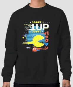 Pacman Parody Gaming 1up Sweatshirt Cheap 4
