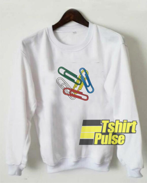 Paper Clips Cartoon sweatshirt