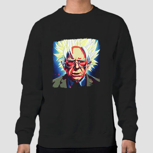 Parody Bernie Sanders Saiyan Sweatshirt Cheap