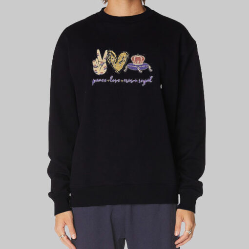 Peace Love Crown Royal Sweatshirt Cheap