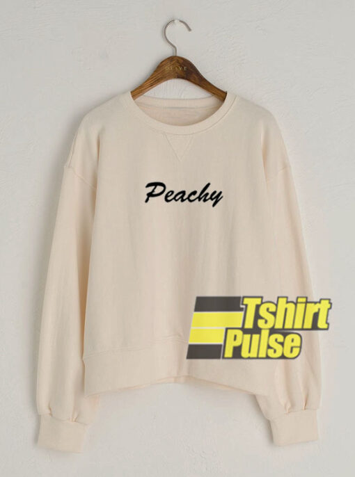 Peachy sweatshirt