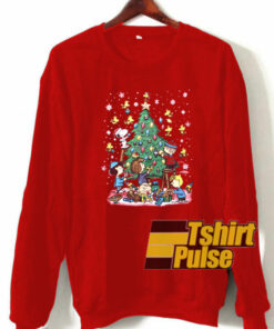 Peanuts Christmas Tree Decorating sweatshirt
