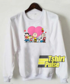 Peanuts valentine day sweatshirt