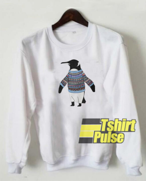 Penguin Wearing sweatshirt