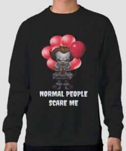 Pennywise Normal People Scare Me Sweatshirt Cheap 3 Pennywise Normal People Scare Me Sweatshirt Cheap 4