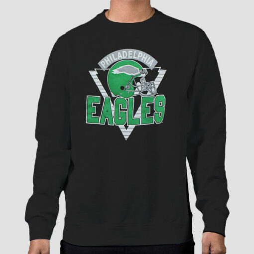 Philadelphia Eagles Helmet Retro Vintage Eagles Sweatshirt Cheap