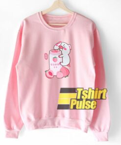 Piggy Drink Aesthetic sweatshirt