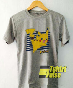 Pikachu Stripe t shirt for men and women tshirt 1