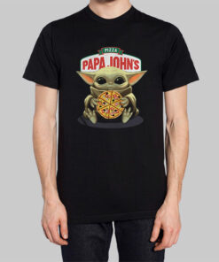 Pizza Baby Yoda Papa Johns Sweatshirt Cheap 3