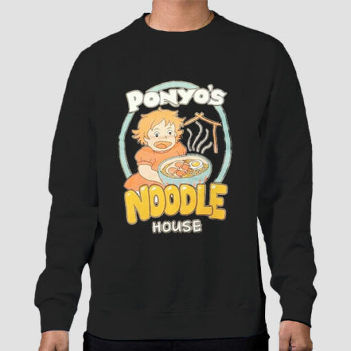 Ponyo Ramen Bowl Noodle House Sweatshirt Cheap