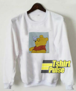 Pooh Jr And Butterfly sweatshirt