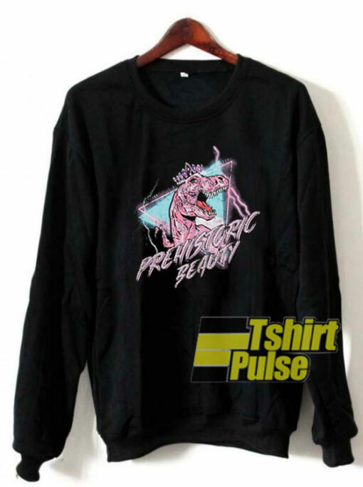 Prehistoric Beauty Print sweatshirt